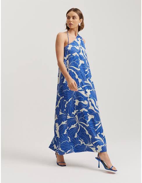 Country Road Blue Floral Maxi Dress