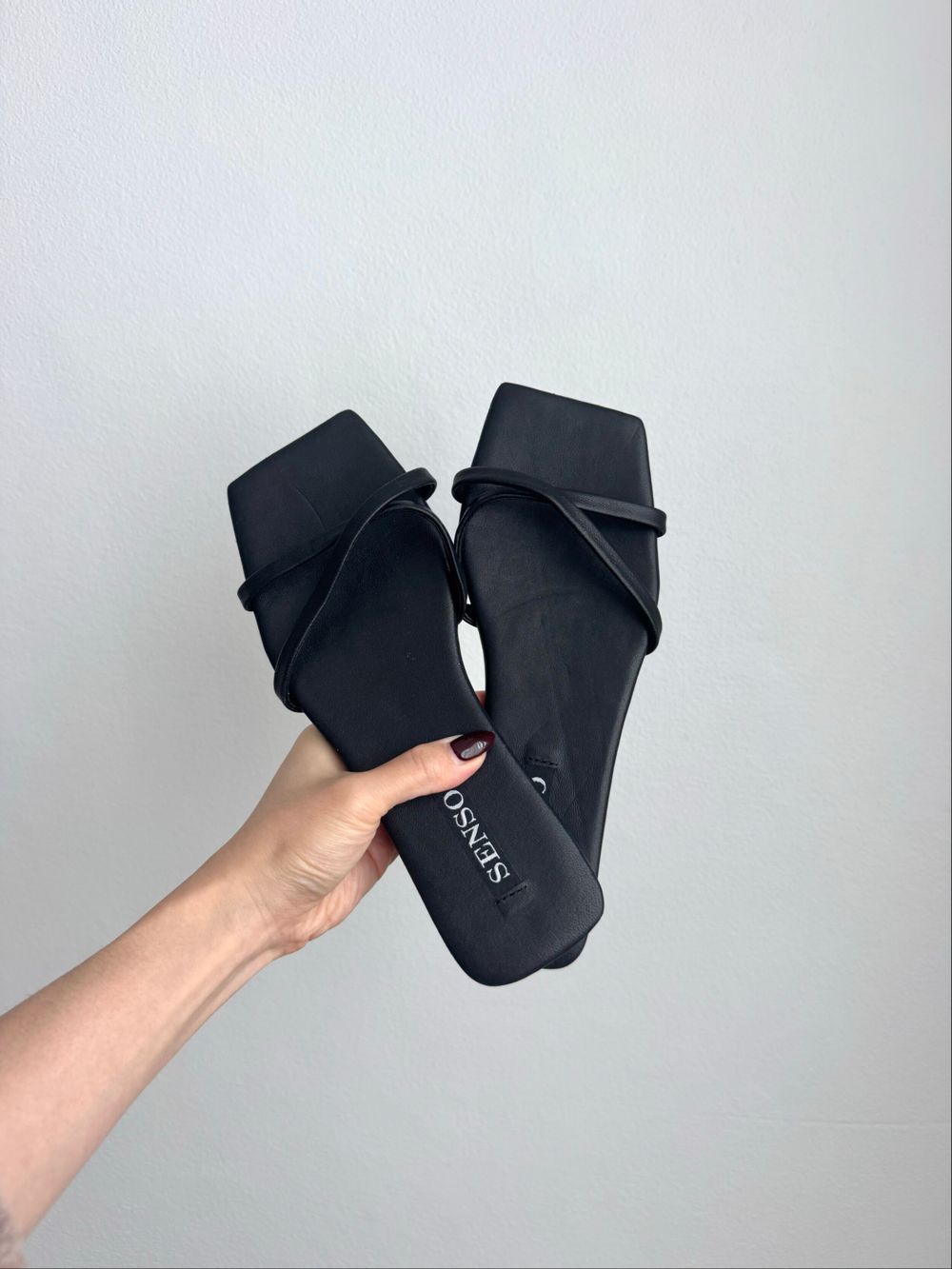 Senso Black Slides Size 37