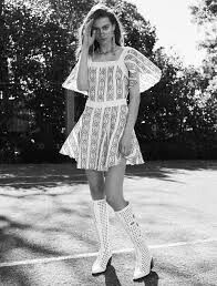 knee length dresses for ladies Vivian Midi Dress · Shop Stevie main image 0