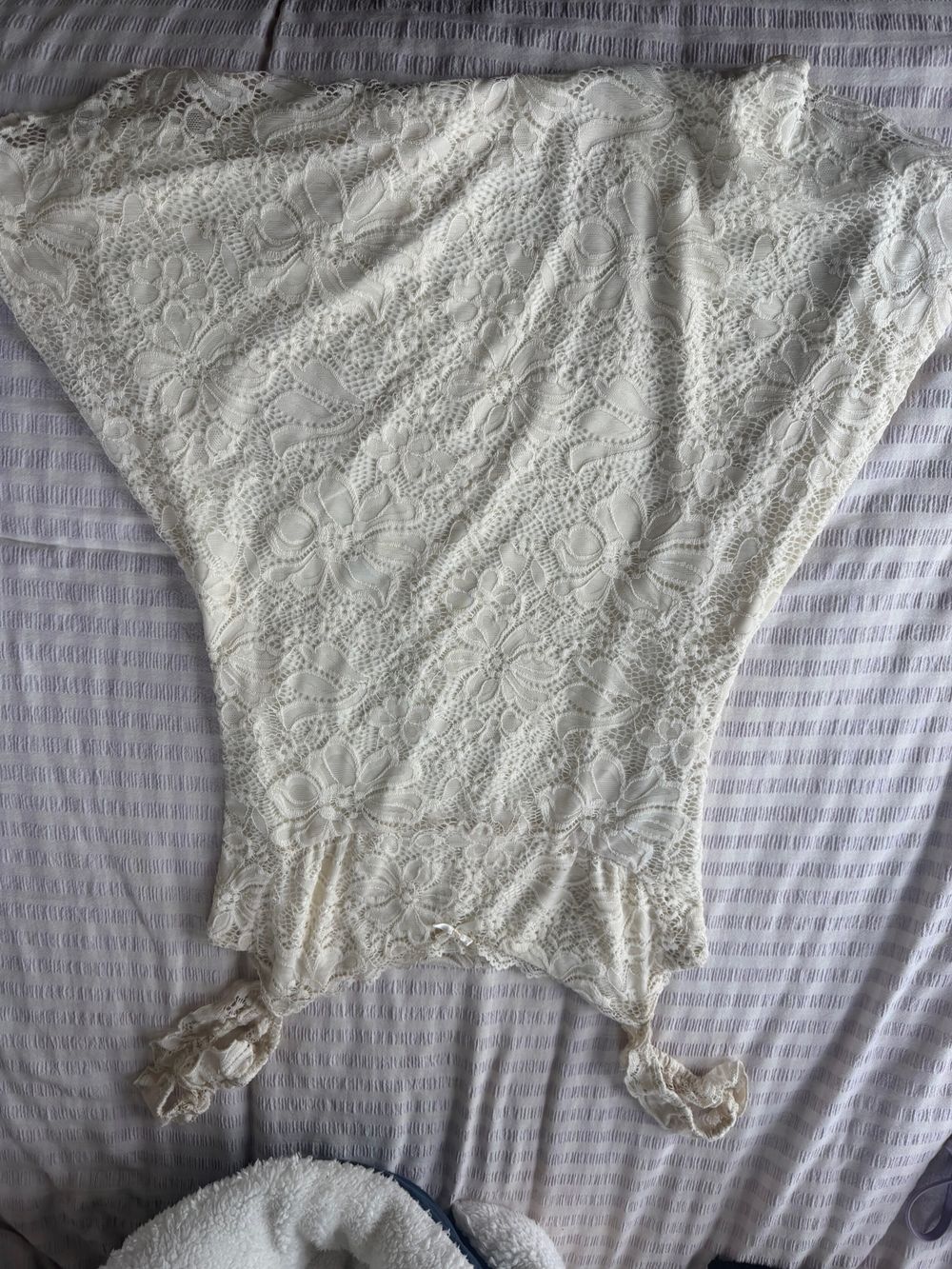 Princess Polly yellow/White Lace dress