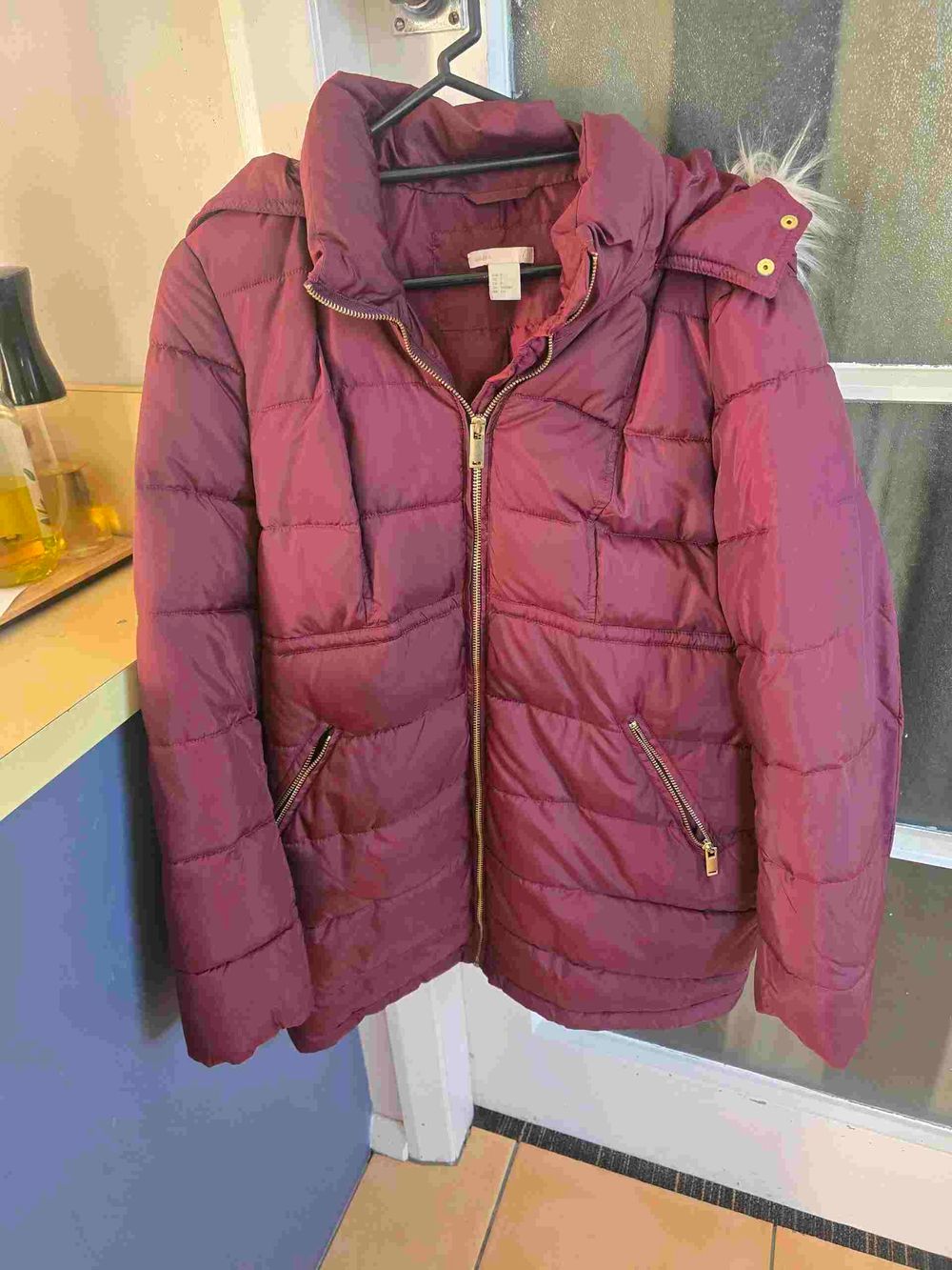 H&M Maroon Puffer Jacket