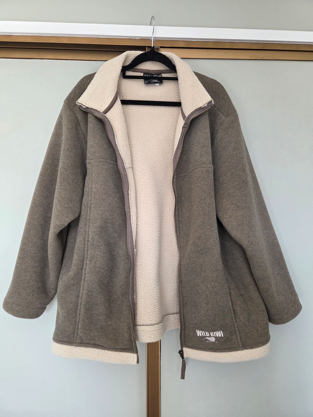 Wild Kiwi Brown Fleece Jacket