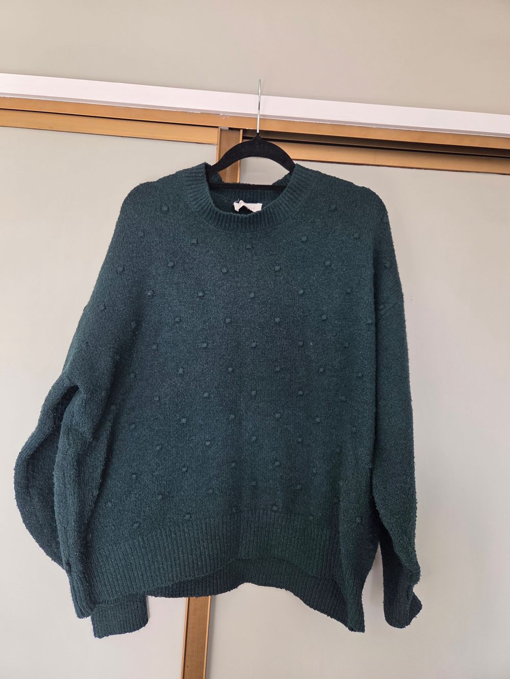Whistle Dark Green Bobble Jumper