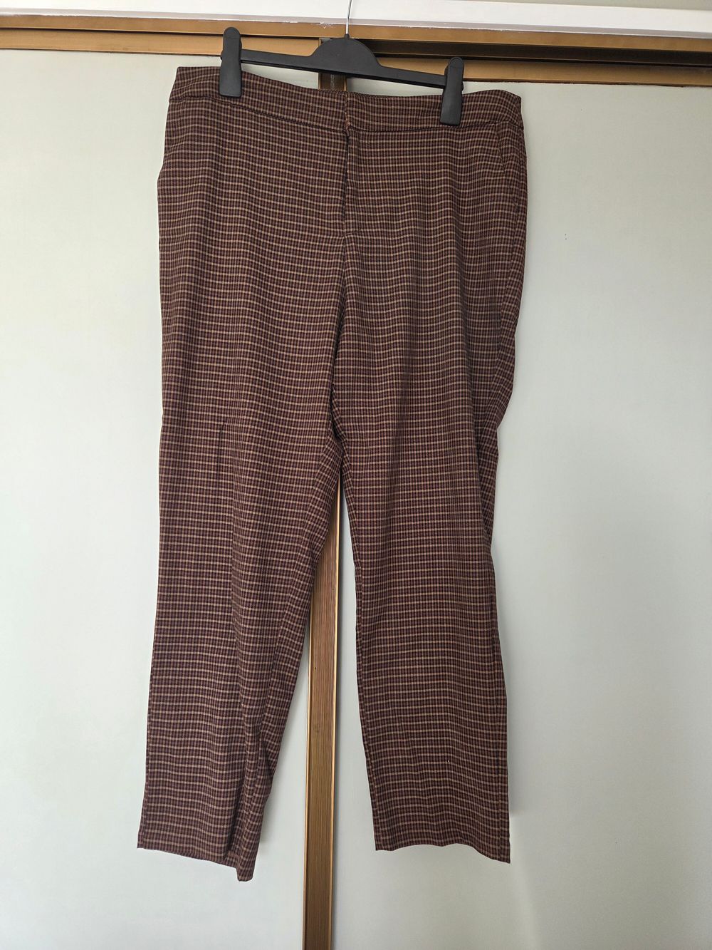 Runway Brown Checkered Pants