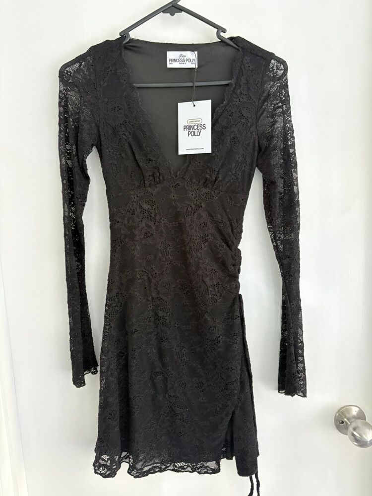 Princess Polly - Princess Polly Black Mini Dress on Designer Wardrobe