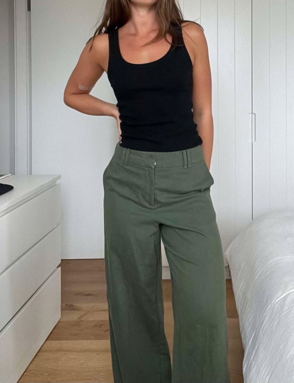 Green pants