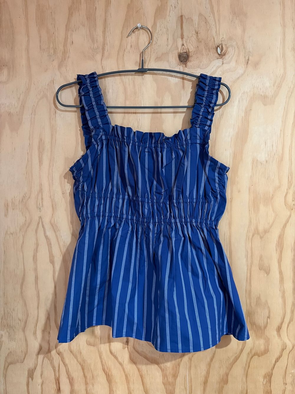 RUBY Blue Striped Top