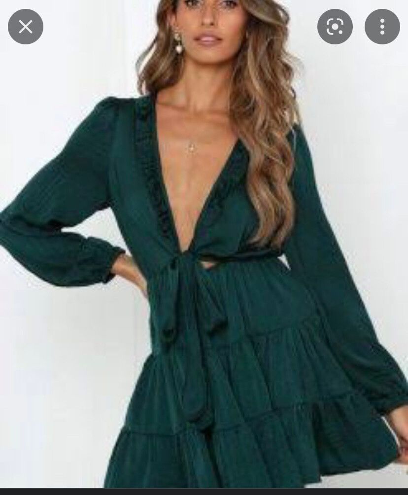 emerald green velvet wedding dress Off The Shoulder Deep Plunge Velvet Maxi Dress - Emerald Green main image 0