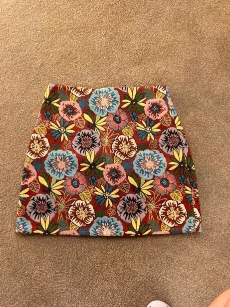 Floral Vintage Mini Skirt Size 6