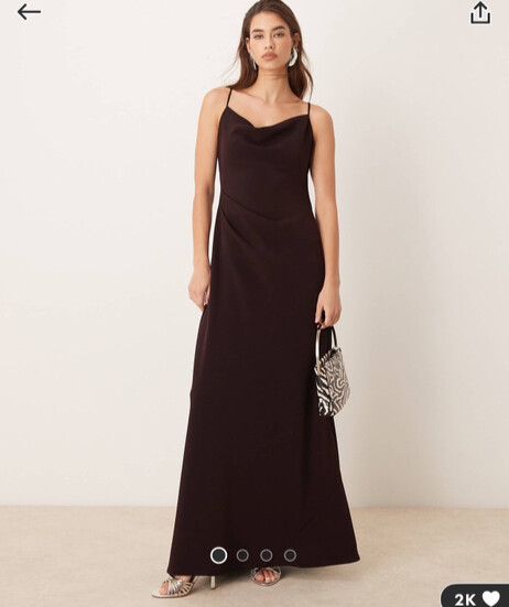 strapless open back dress Rent Asos Edition Satin Plunge Maxi Dress With Cross Back In Sage Green