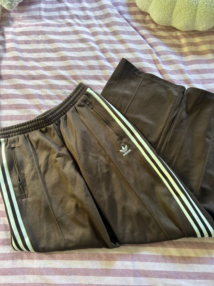 Adidas Brown Track Pants Size S