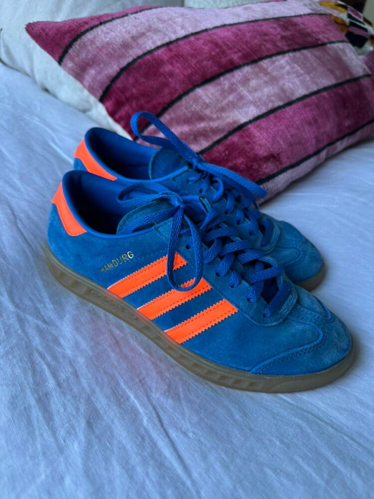 Adidas Blue Orange Hamburg Sneakers LAST DAY TO BUY SUN 19 APRIL!!!
