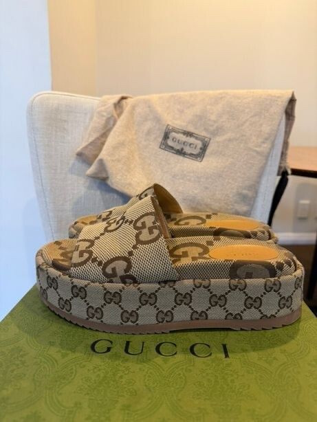 Gucci Platform Slides