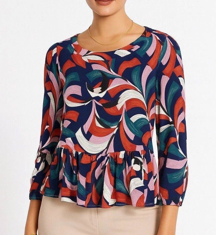 Maeve by Anthropologie Multicoloured Long Sleeve Top