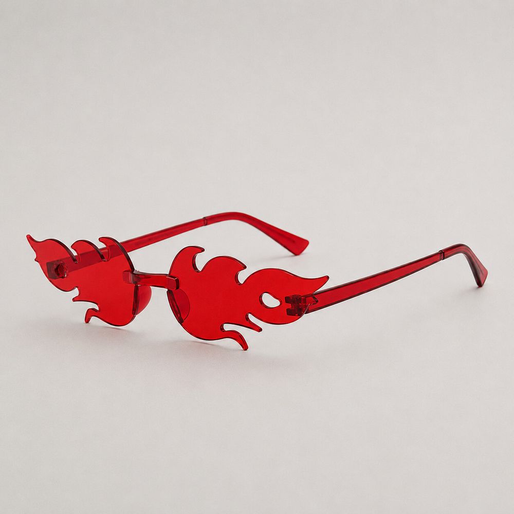 Brand New Hot A*s Red Flame Sunglasses