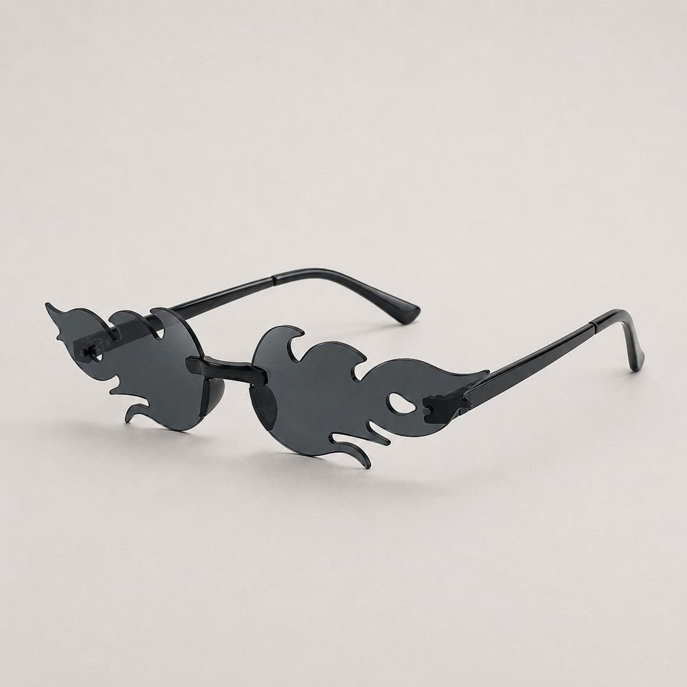 Brand New Hot A*s Black Flame Sunglasses