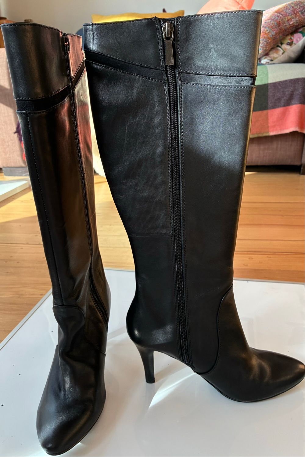 Diana Ferrari Knee-High Leather Boots - beautiful condition / well looked after