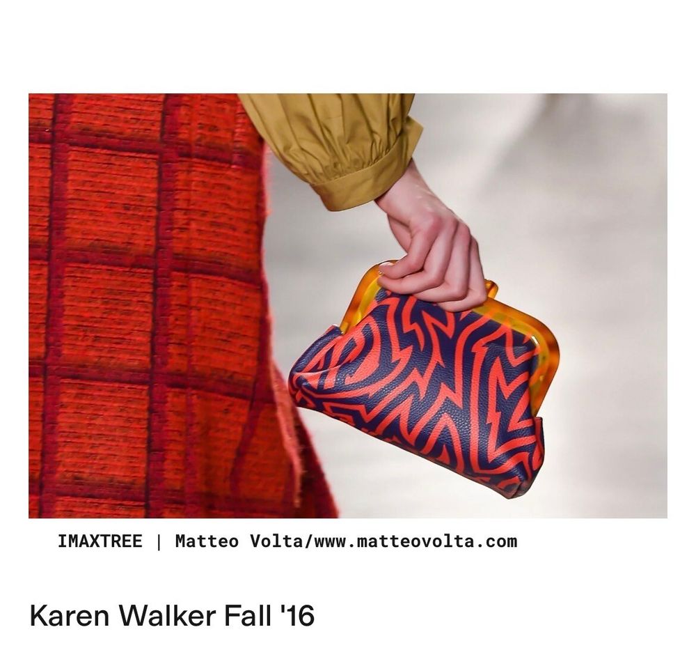 Archival Karen Walker — 2016 NYFW Runway Flame Clutch (Discontinued)