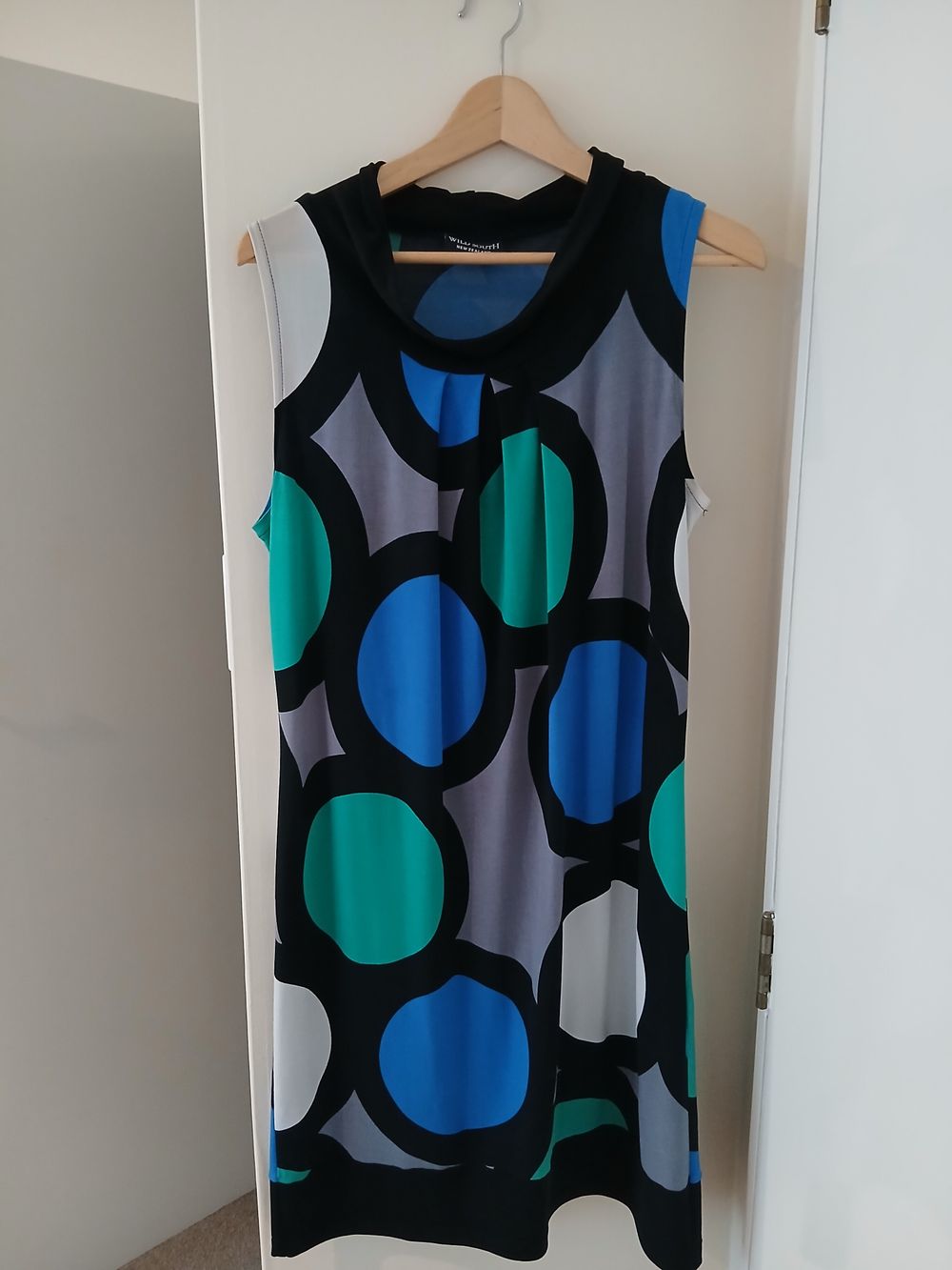 WILD SOUTH Black Blue & Green Dress
