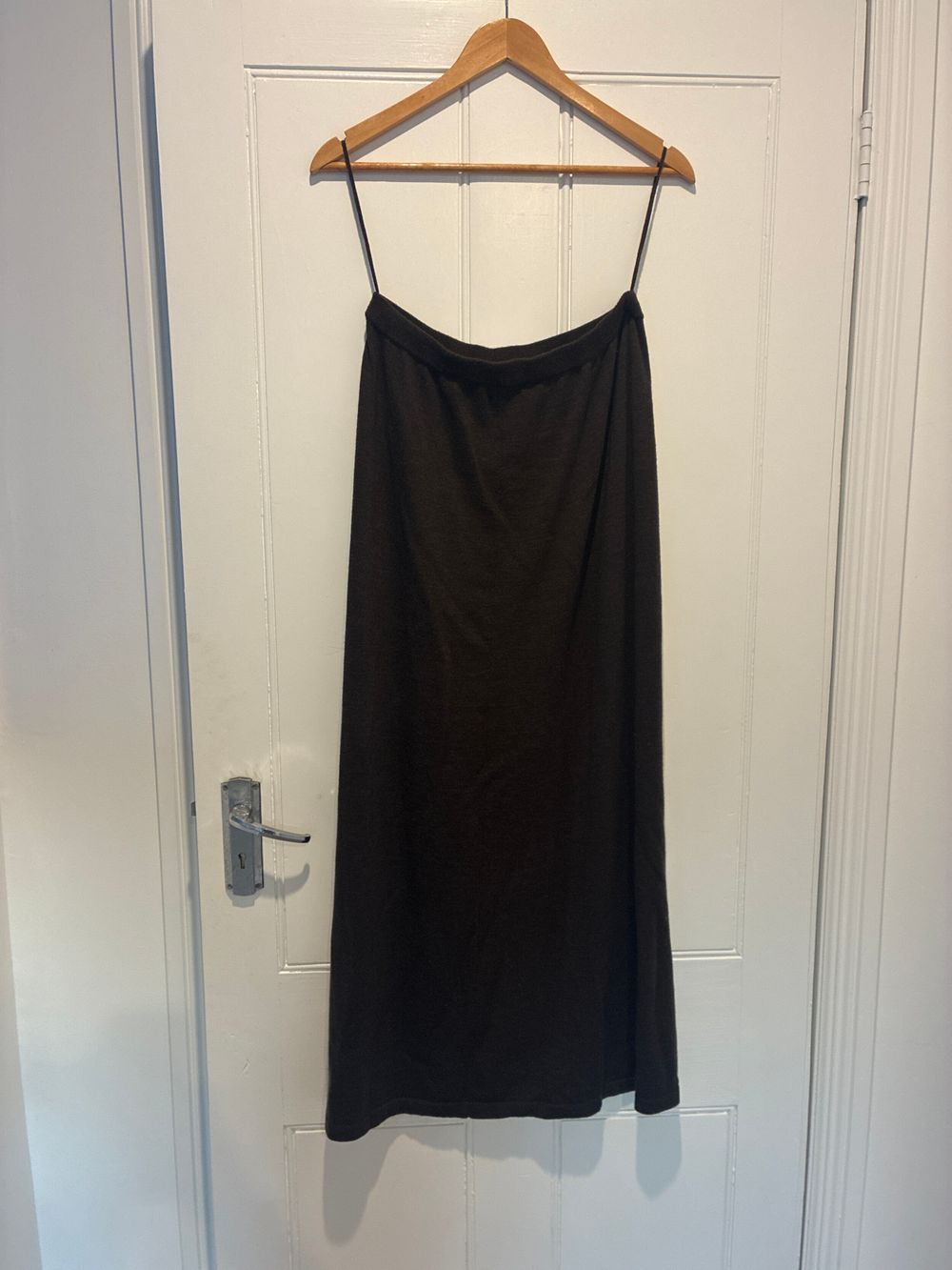 country Road 100% wool Chocolate Brown long skirt