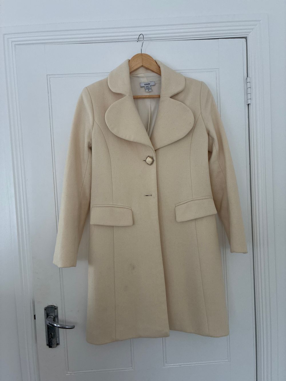 Isakelle Cream Wool Coat