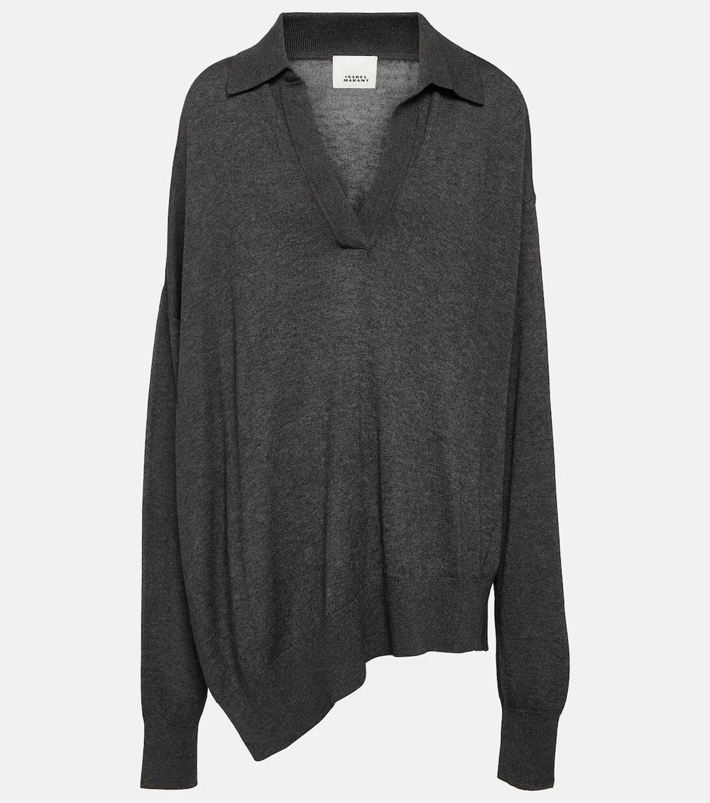 ISABEL MARANT Giliane wool-blend jersey sweater 42