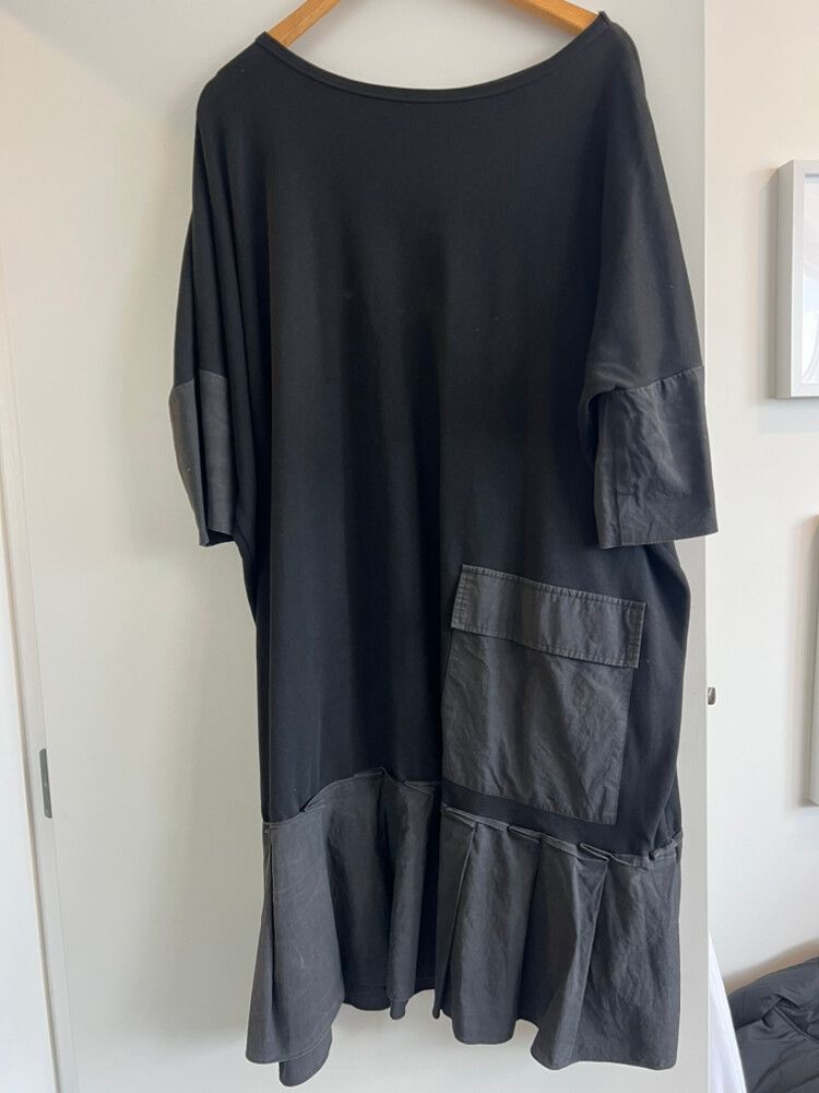 Moochi Oversized Pleated Dress