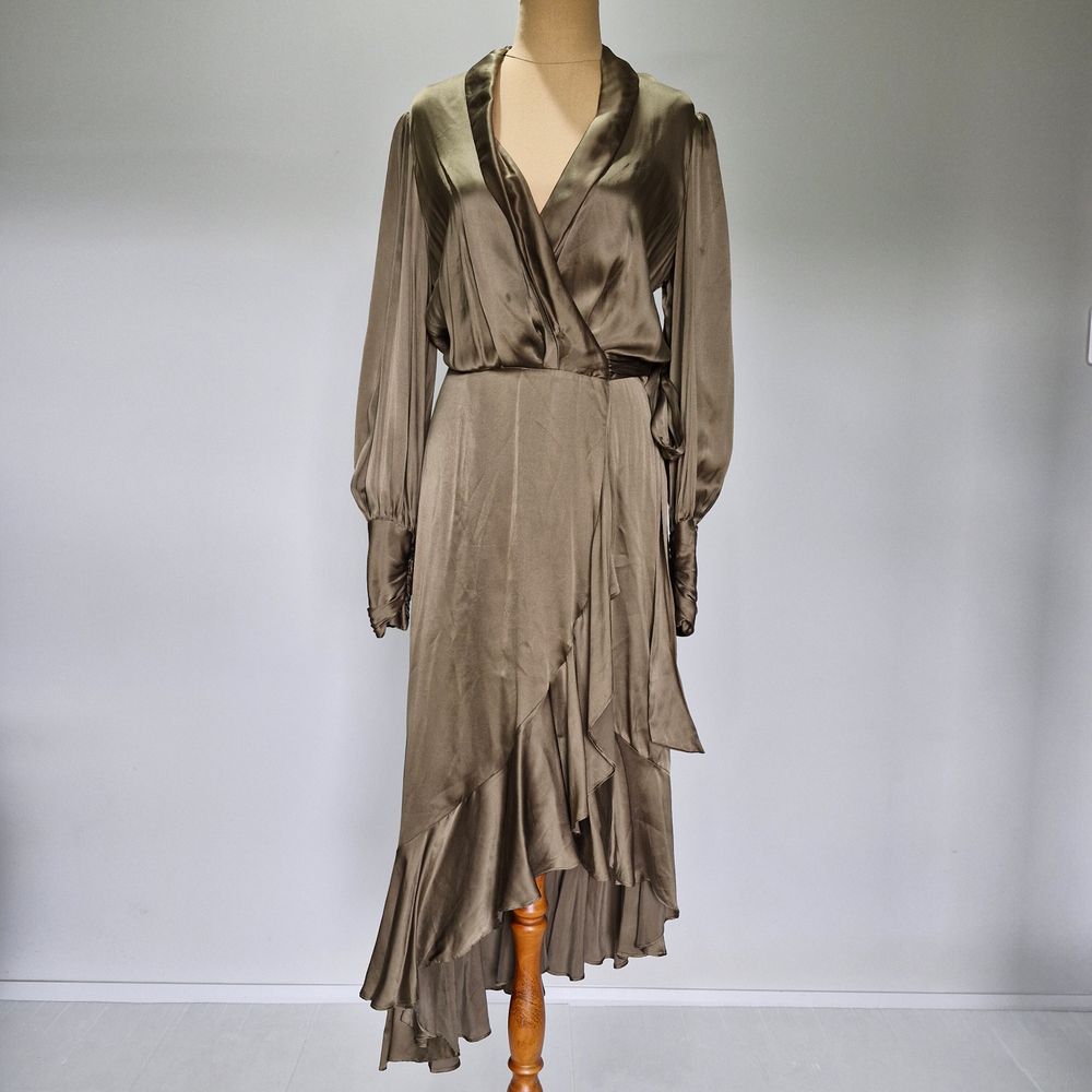 green lace bardot dress WW46942] Zimmermann main image 0