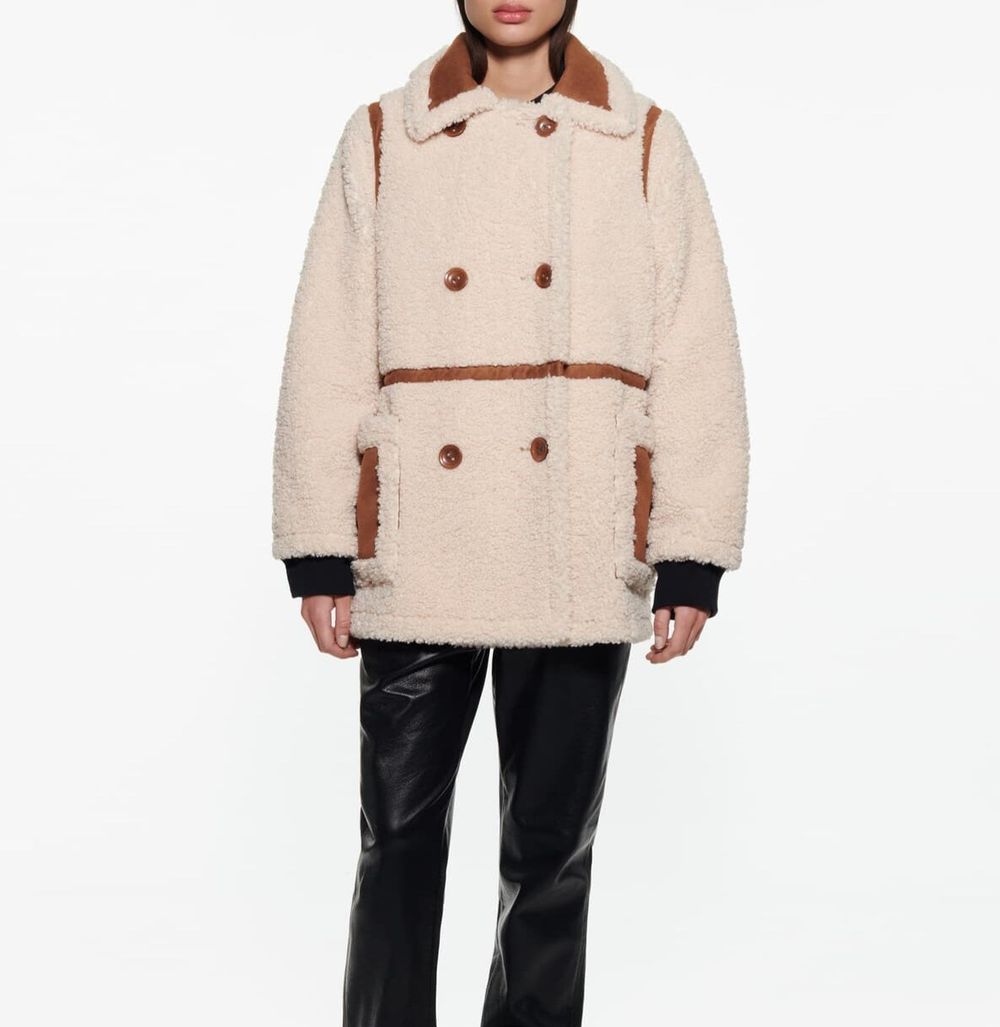 Stand Studio Chloe Faux Shearling Jacket