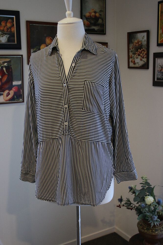 Carolina Striped Shirt size L
