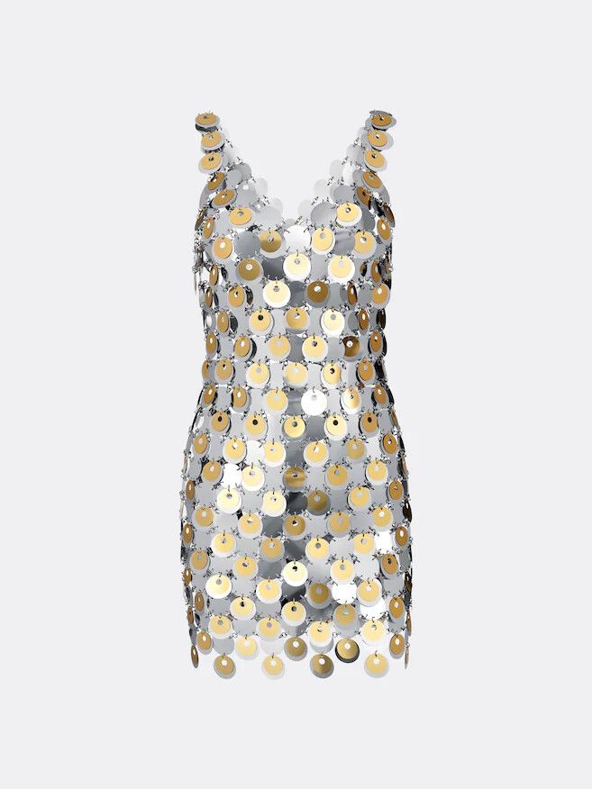 h&m gold sequin dress Women's Brown/Gold-coloured Sequined A-line dress