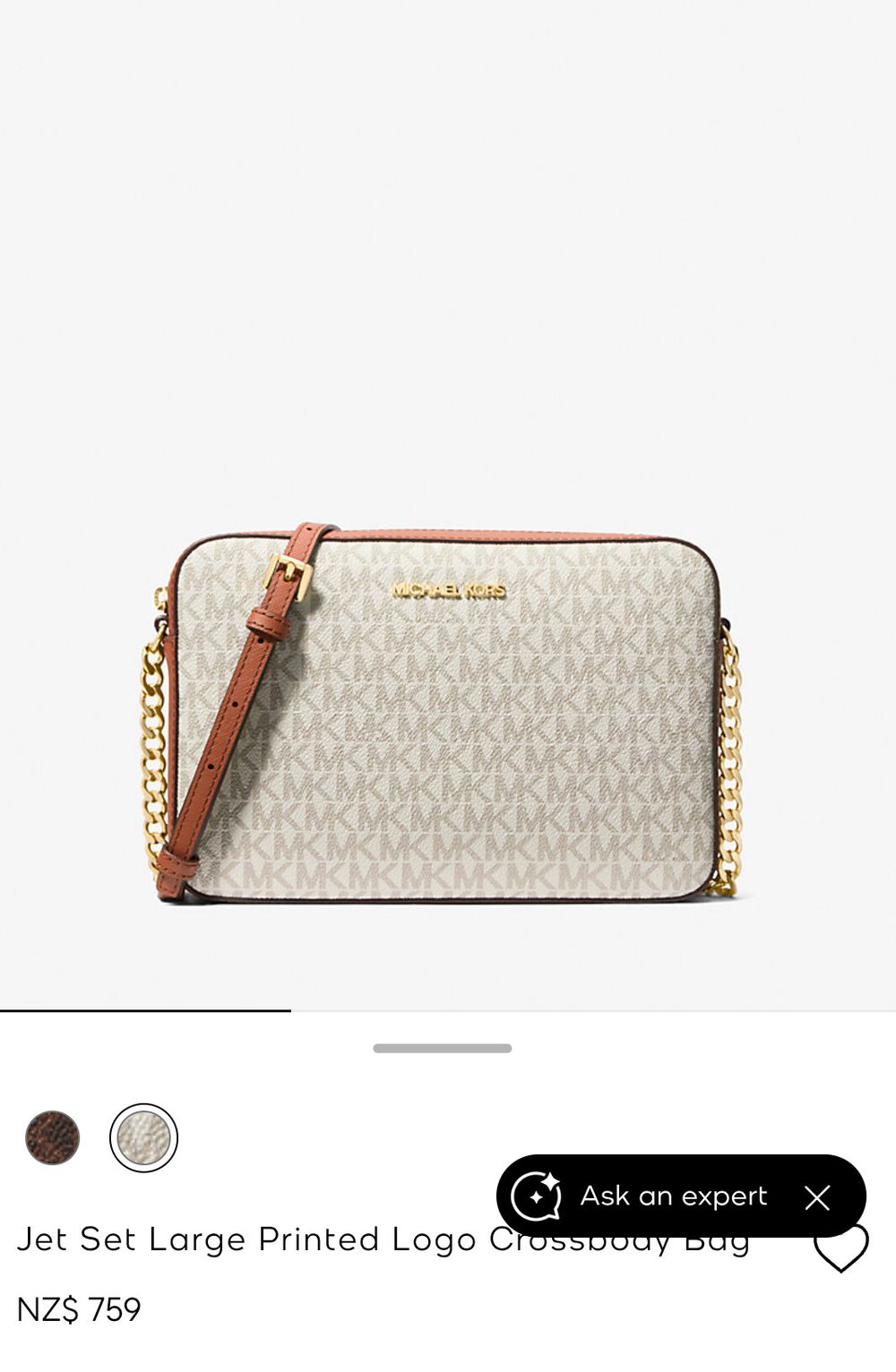 Michael Kors Printed Logo Crossbody Bag