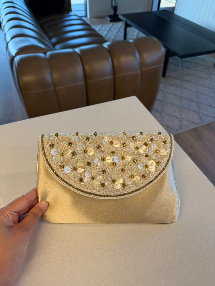 Floral Clutch Bag