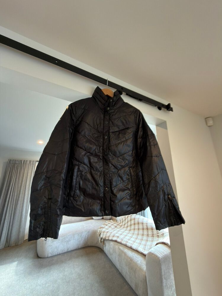Gap Black Quilted Jacket Size M