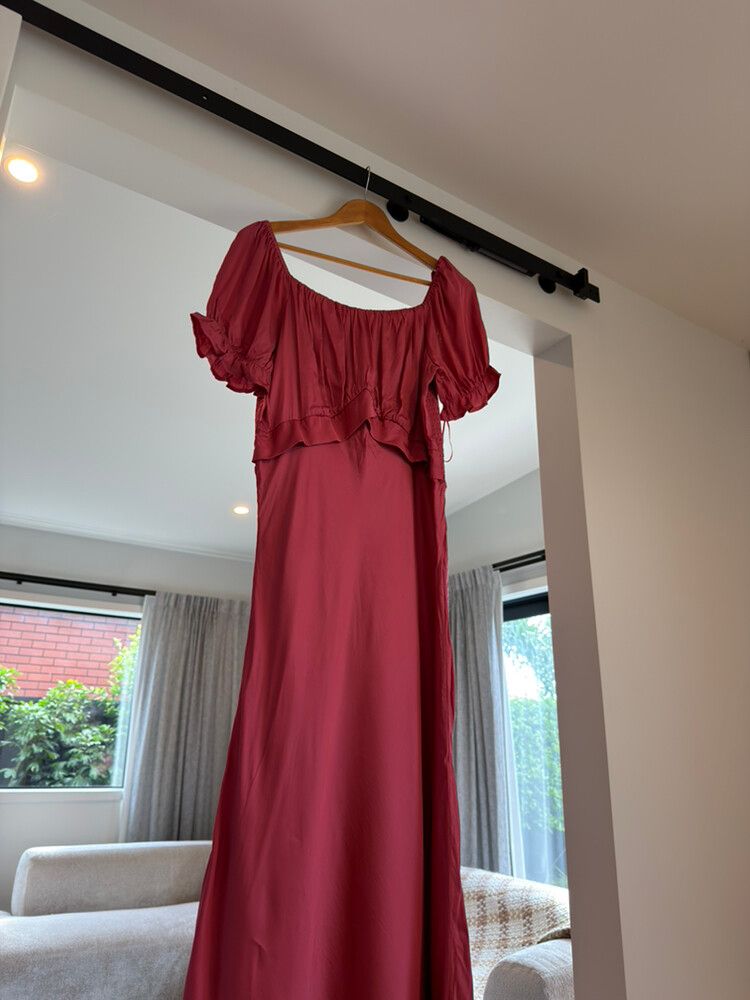 MAX Rust Maxi Dress