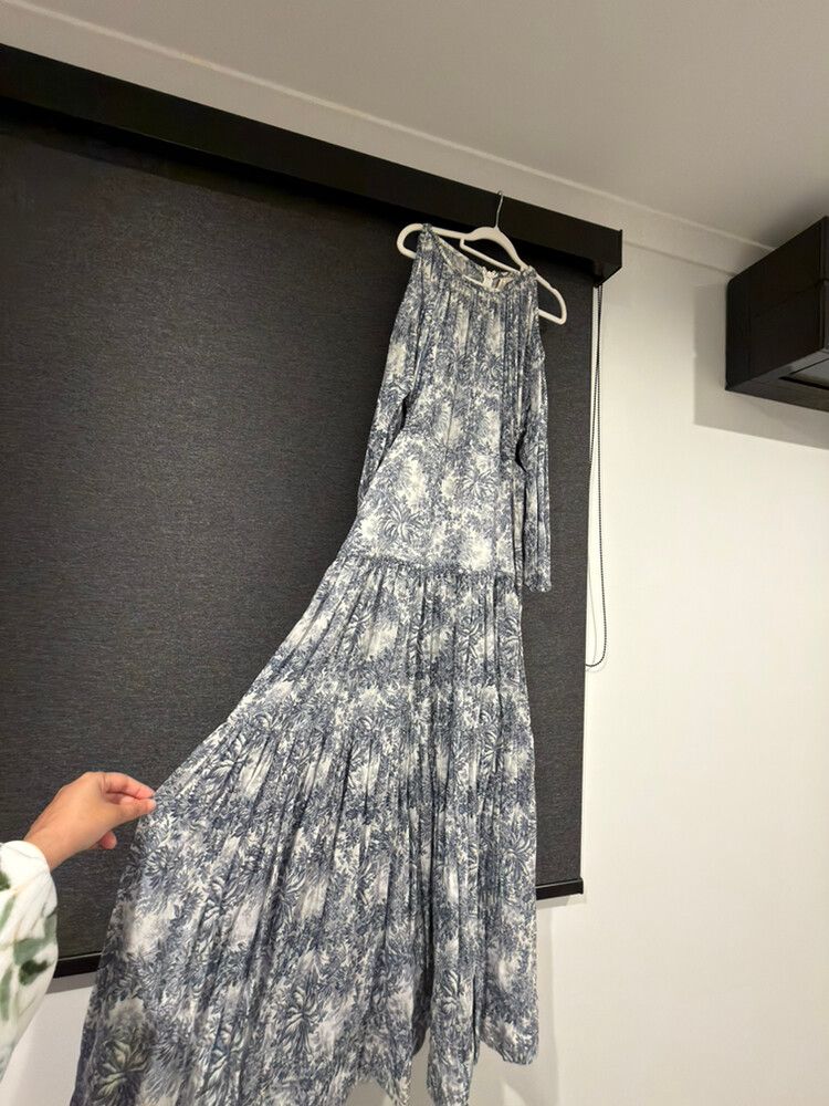 Bec and bridge Blue and White Maxi Dress