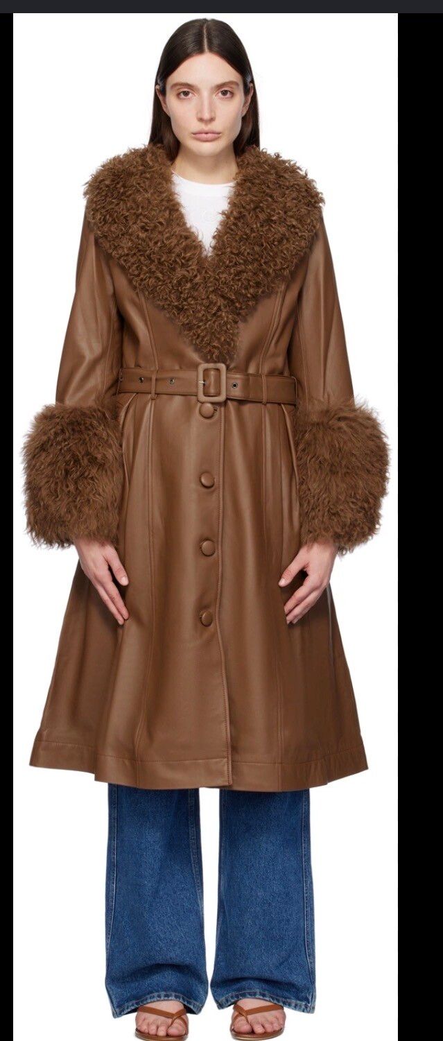 Saks Pott foxy shearling coat