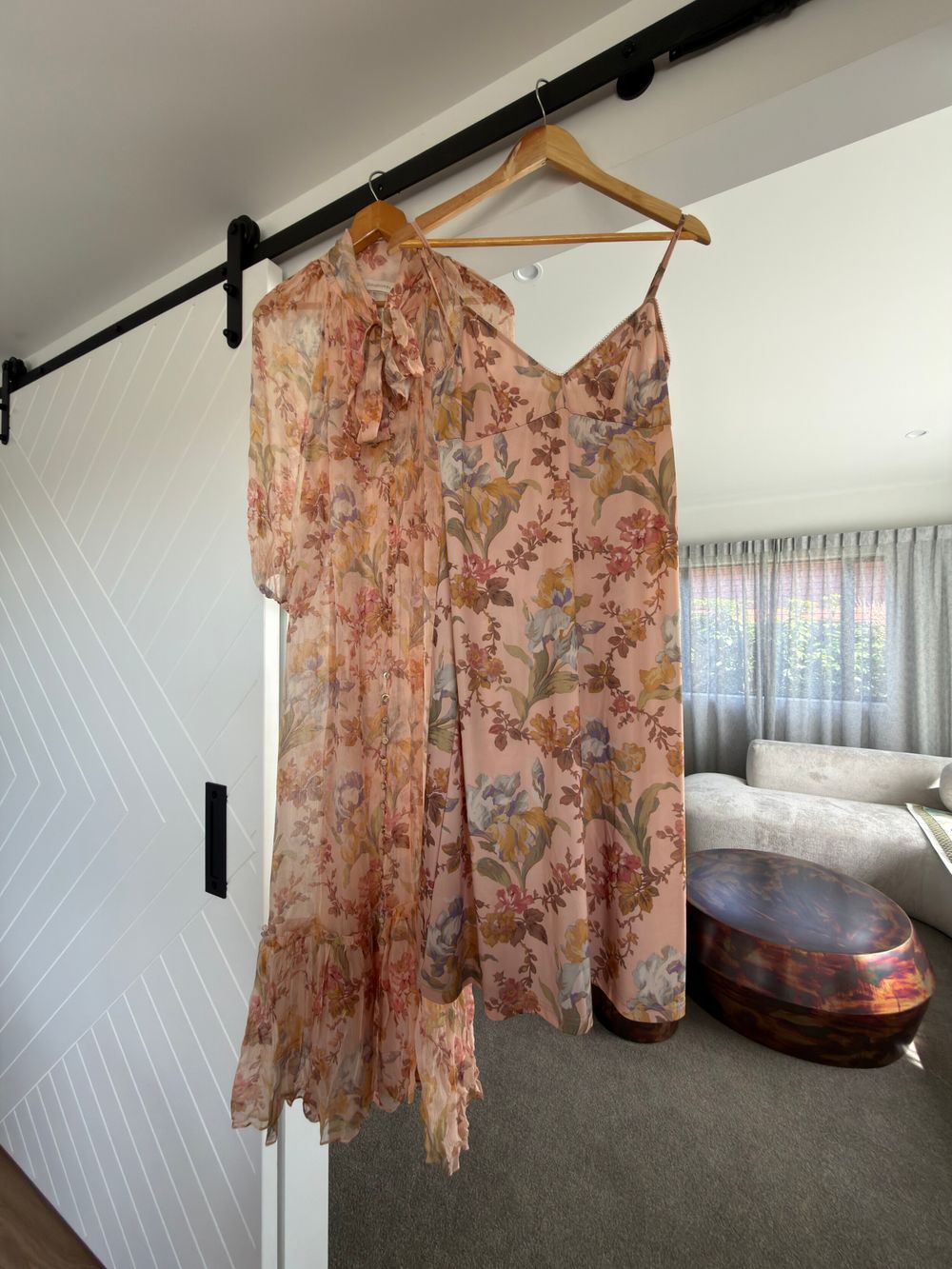 Zimmermann Pink iris  Floral Matching Set