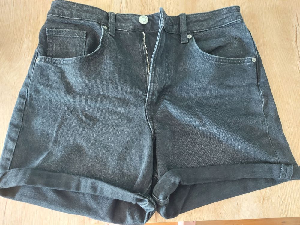 Zara black Jean shorts
