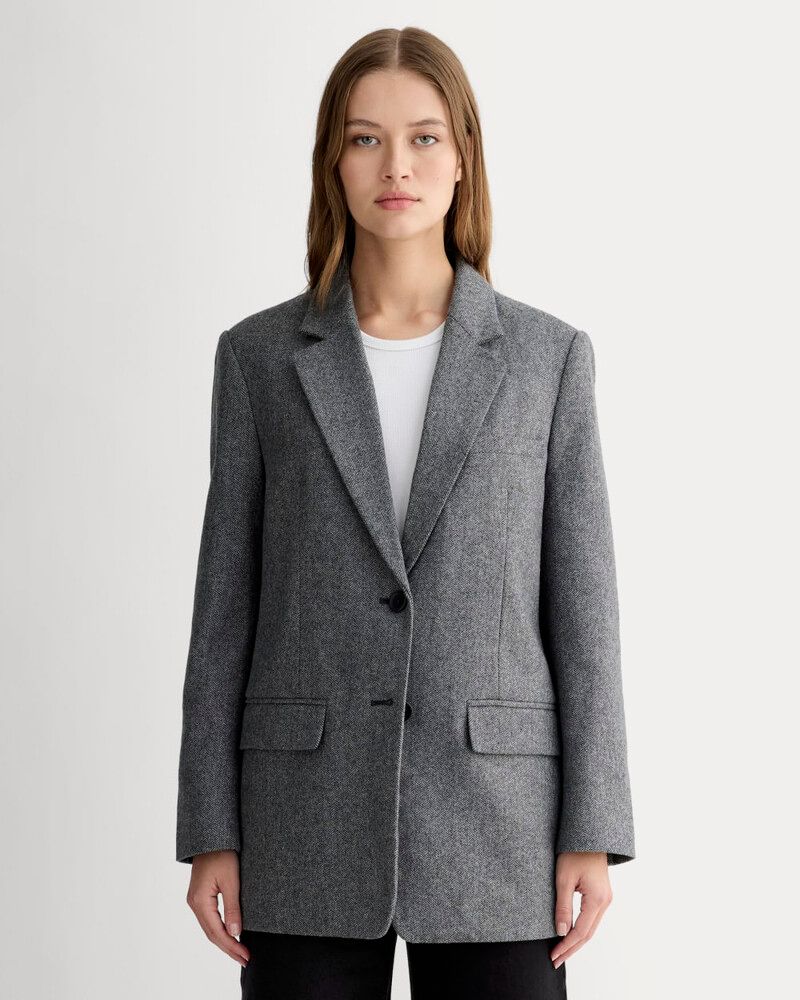 oversized wool blazer