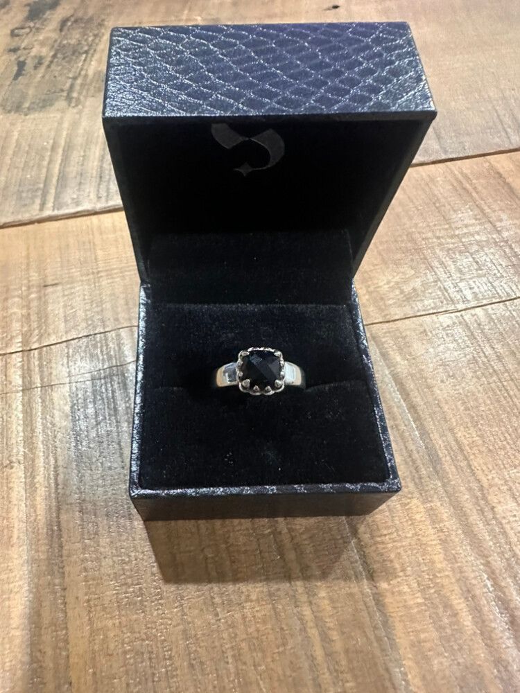 Stolen Girlfriends Club Sterling Silver Onyx Ring