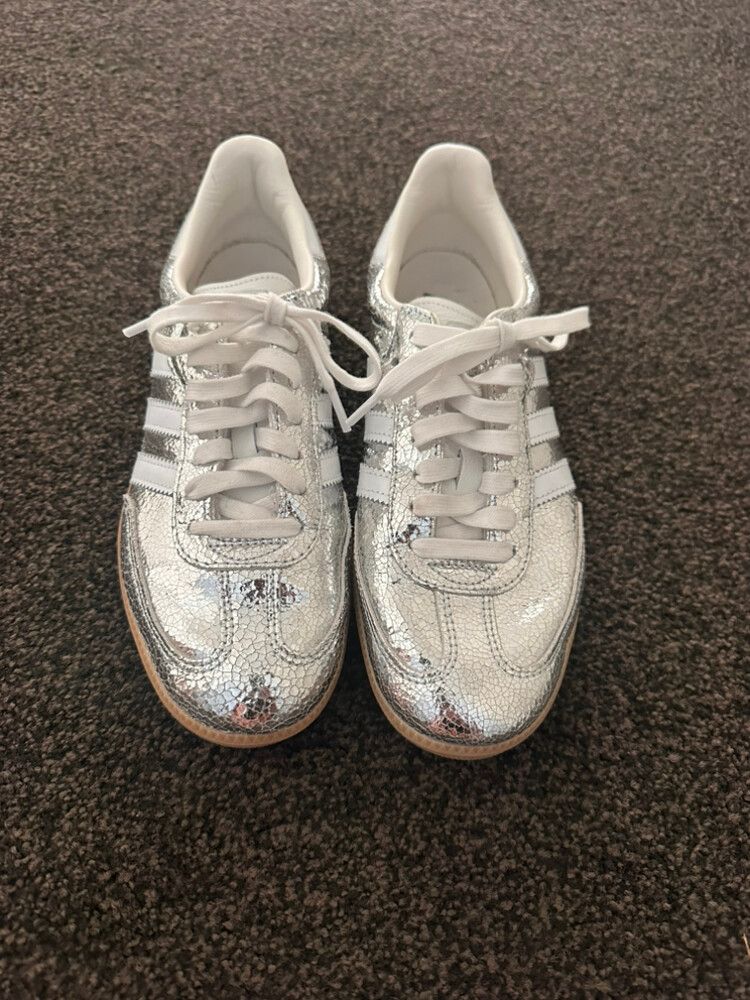 Adidas Samba OG Silver Metallic Sneakers