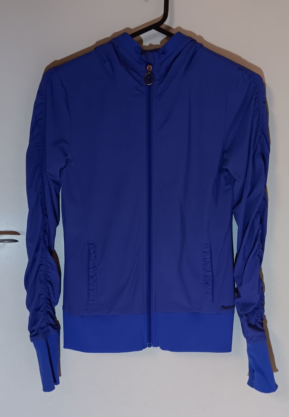LORNA JANE ACTIVE Label Purple Stretch Zip Jacket with Hood