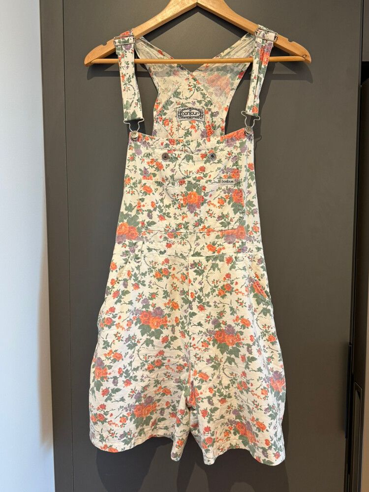 Bonjour Floral Short Overalls