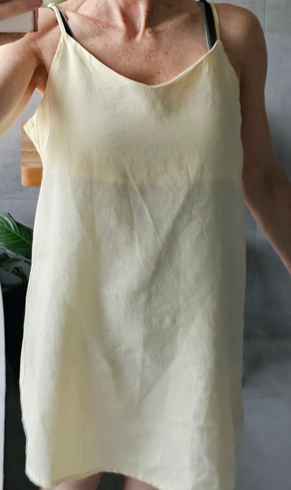 100 % Linen Slip Dress