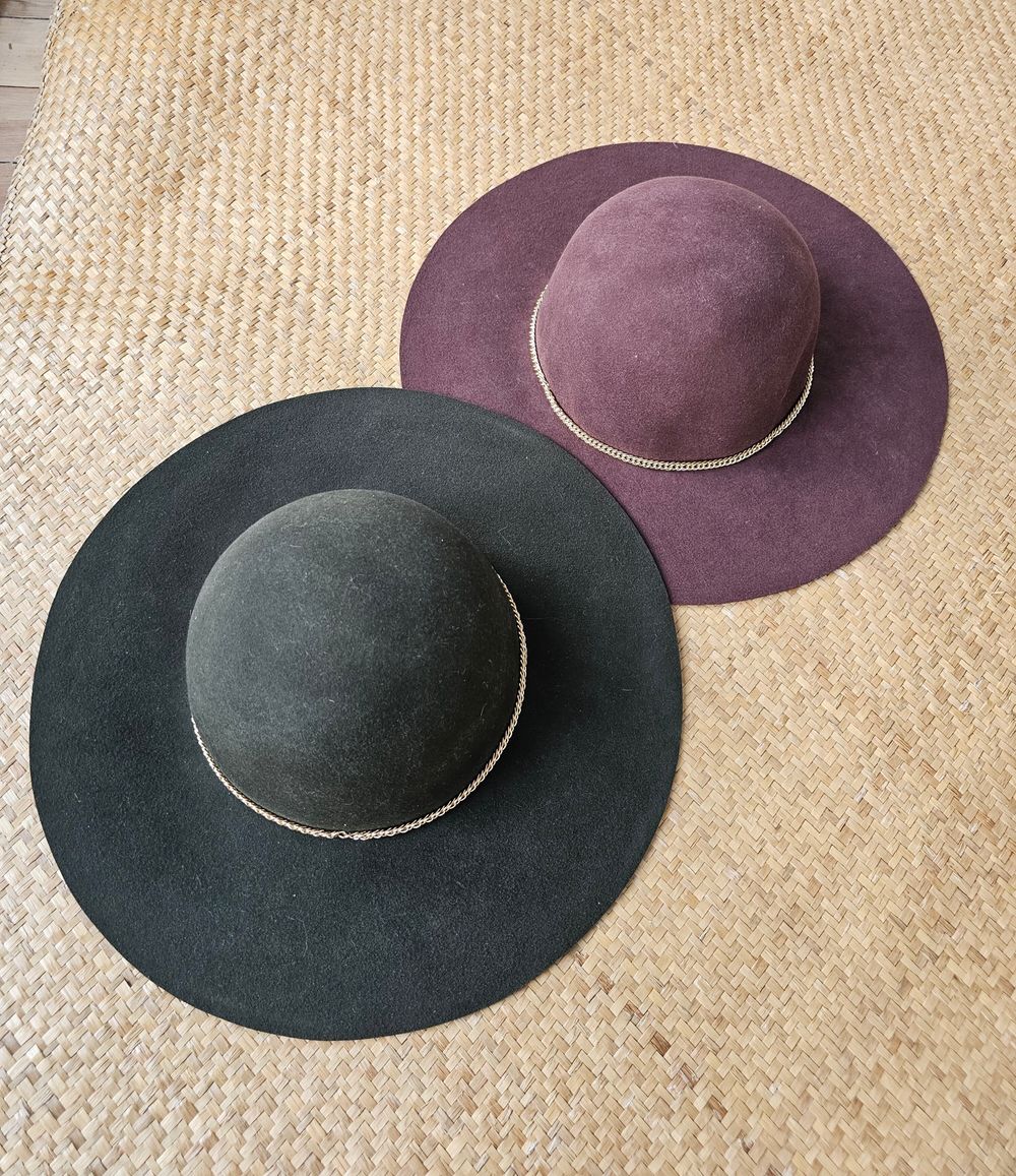 Stella + Gemma 100% wool hats x 2