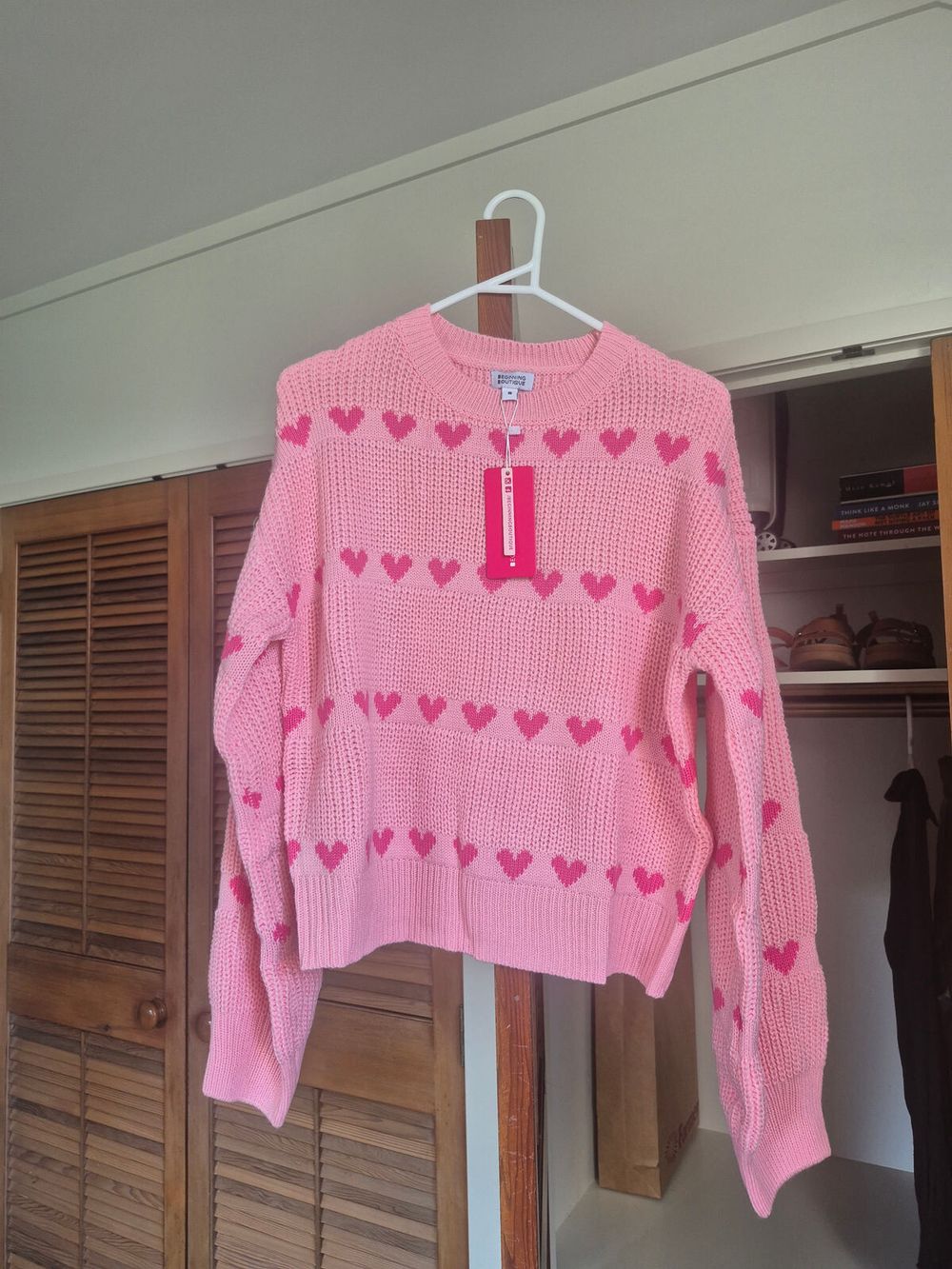 Pink Heart Jumper