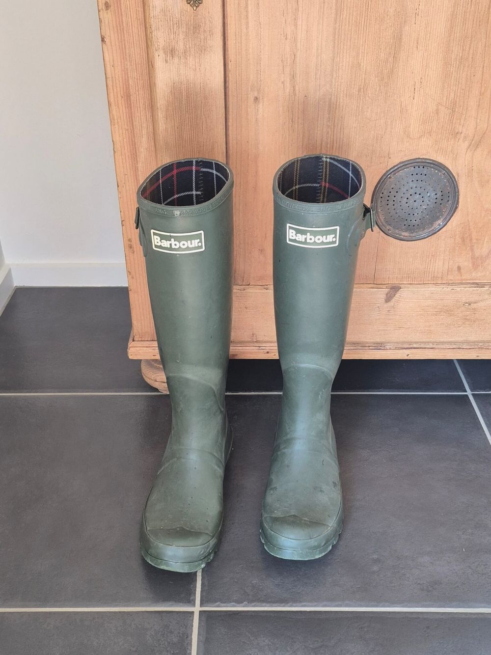 Womens Barbour Bede Mid Calf Wellington Boots UK5 (EU38) (US7)