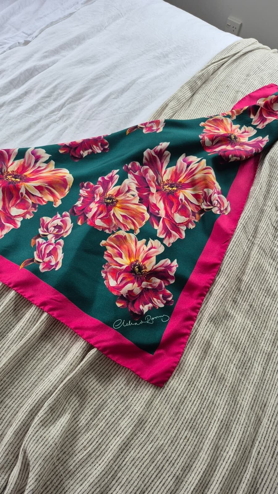 Clelia & Romy Silk Scarf