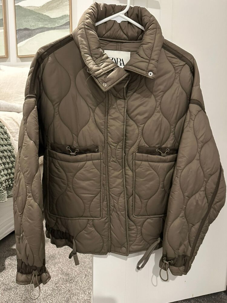 Zara viral bomber padded jacket